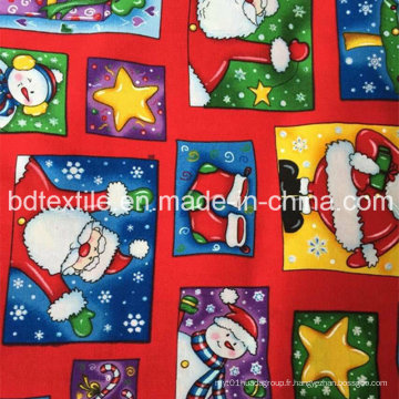 Stocklots de X&#39;mas Tissu décoratif 100% coton